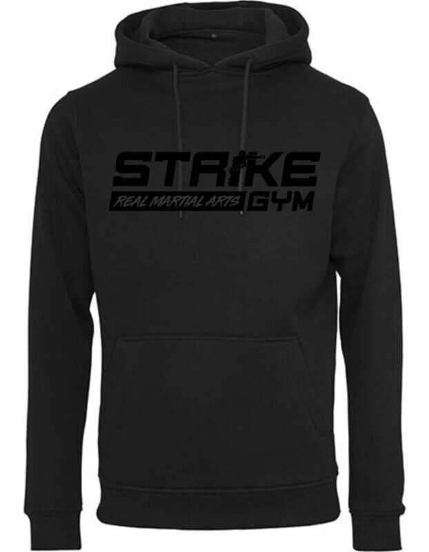 Kinder Hoodie Strike Gym Basic groß, Farben: schwarz/schwarz