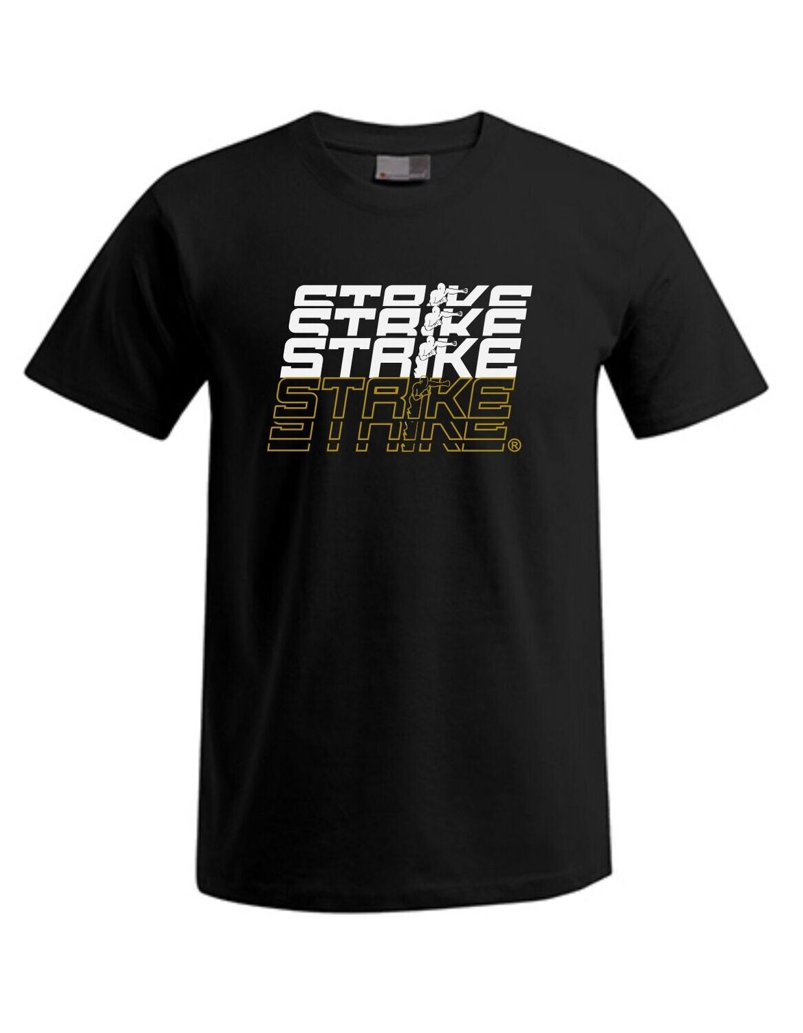 Kinder T-Shirt Strike Gym Multi, Farben: schwarz/weiss/gold