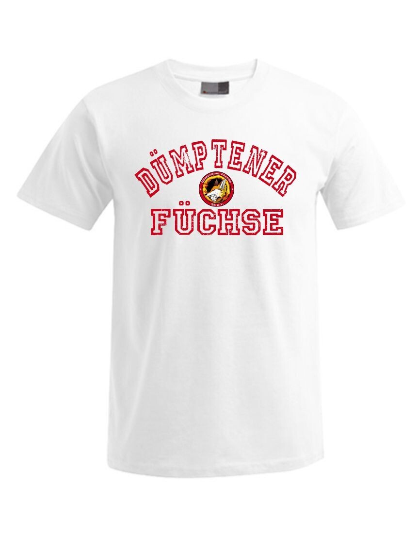 Damen T-Shirt Dümptener Füchse College, Farben: Weiss