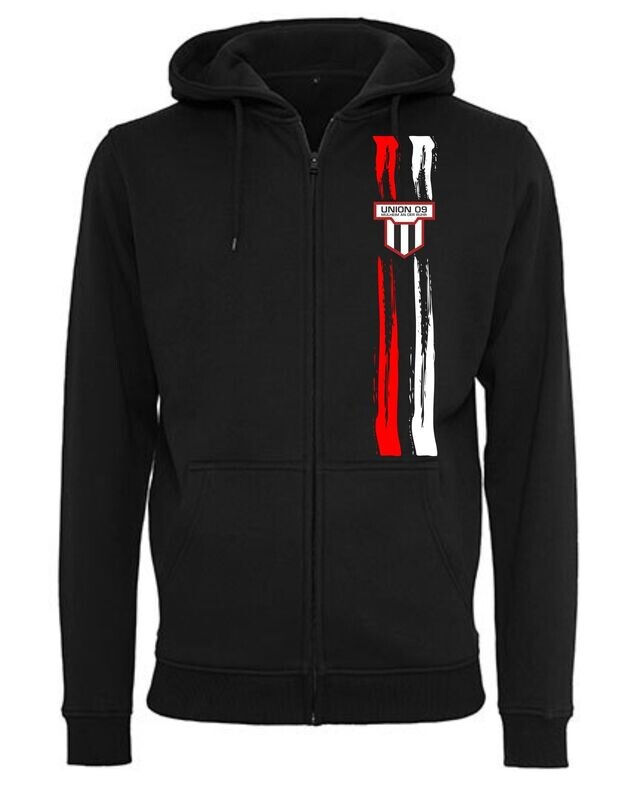 Zipper Hoodie UNION Wappen Stripes