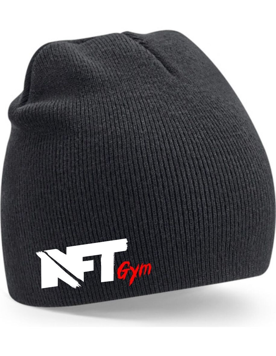 Beanie NFT, Farben: Schwarz/Weiss