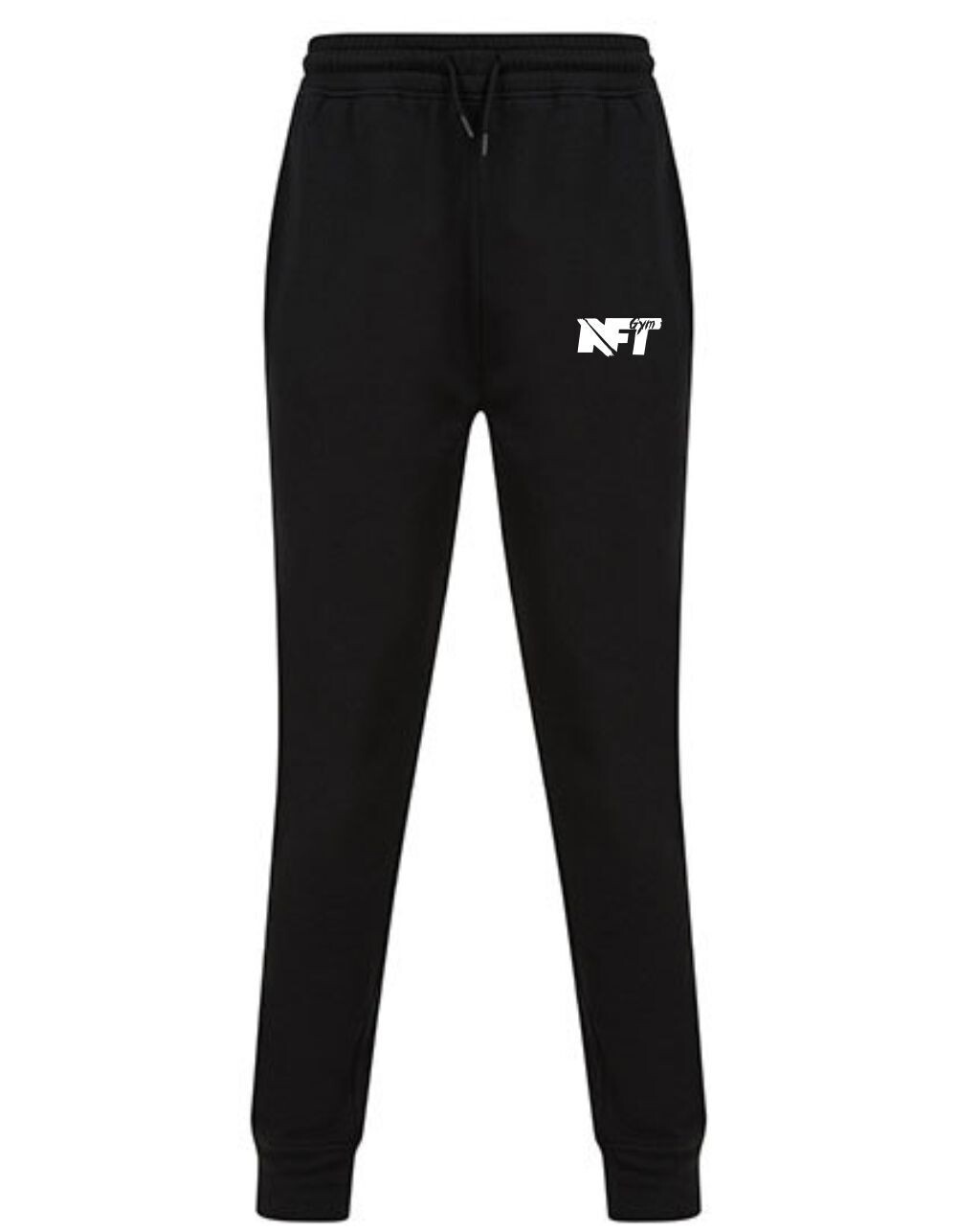 Herren Jogginghose lang NFT Basic, Farben: Schwarz/Weiss