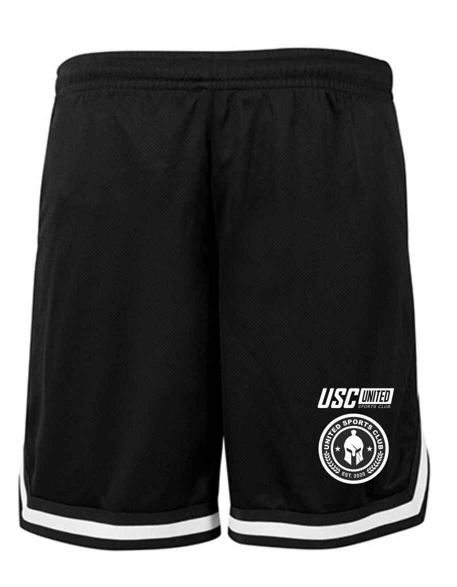 Herren Short 2 Tone USC Basic, Farben: Schwarz/Weiss