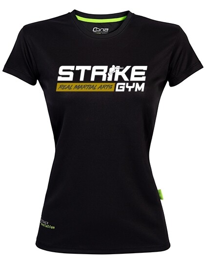 Damen Training Jersey Strike Gym, Farben: schwarz/weiss/gold