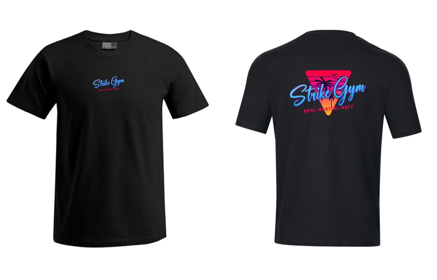 Herren T-Shirt Strike Gym Summer Vibes, Farbe: schwarz/grafik