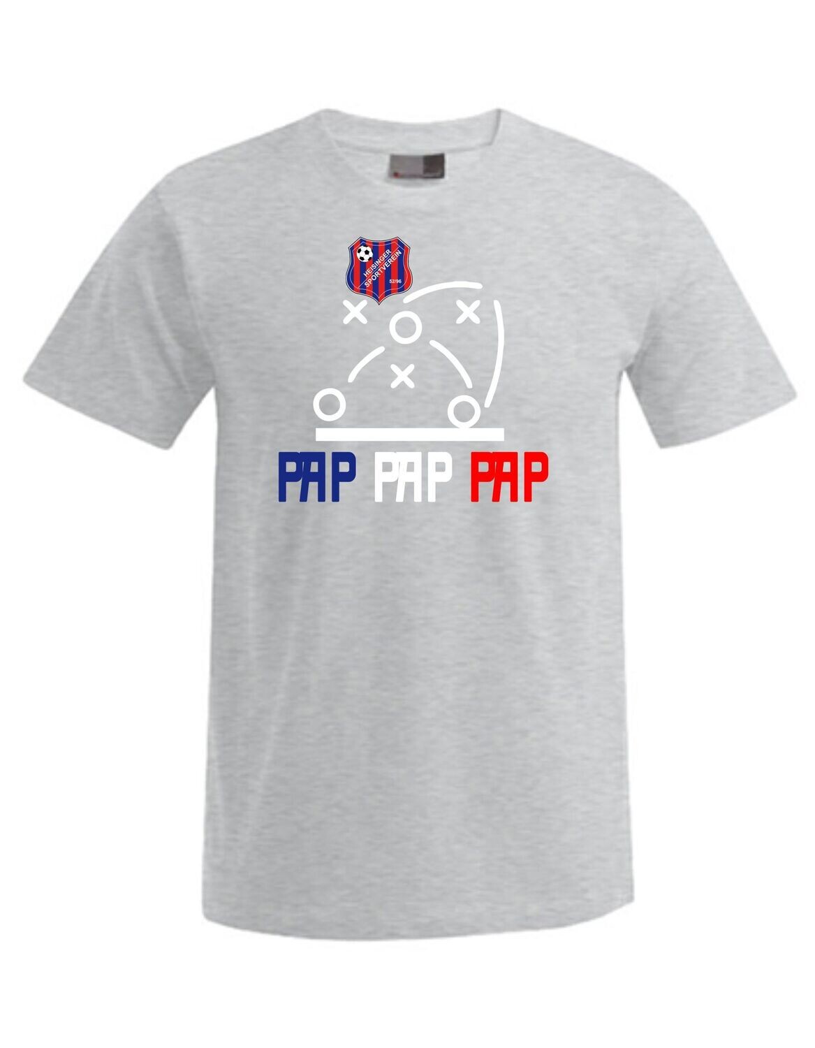 Kinder T-Shirt HSV PAP PAP PAP, Farben: Grau