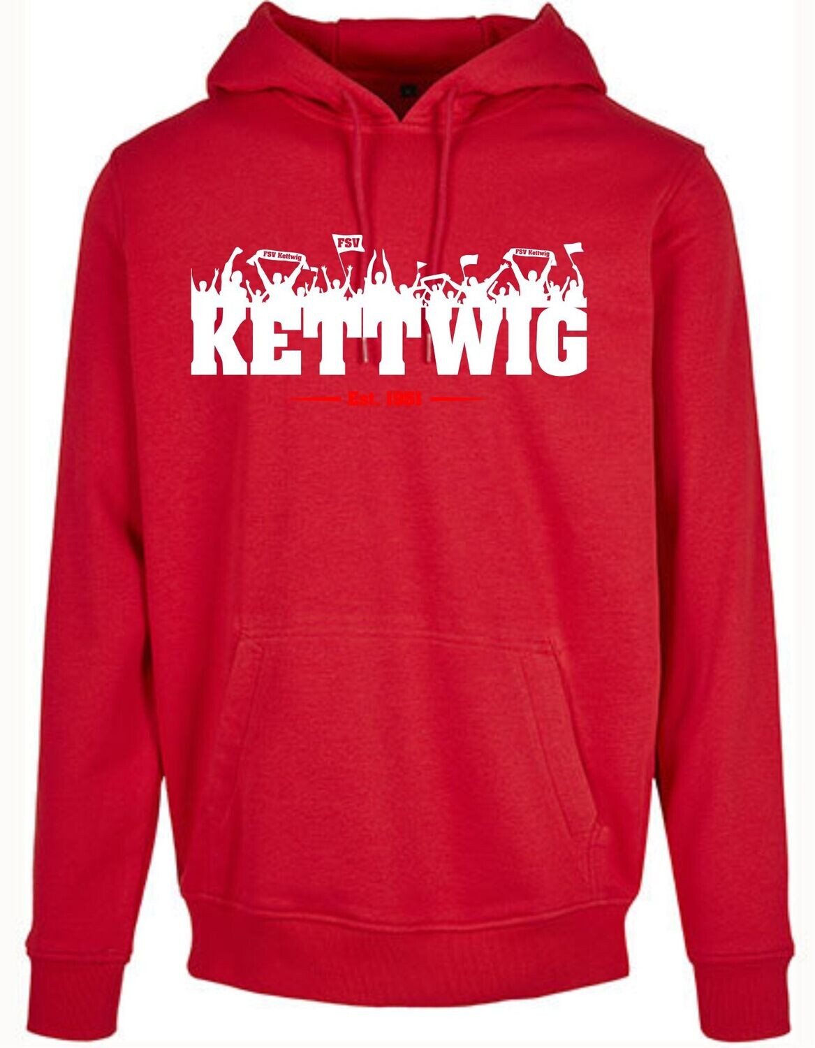Herren Hoodie KETTWIG, Farben: Rot