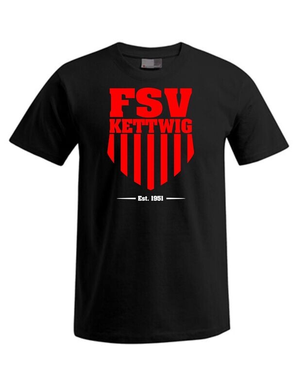 Herren T-Shirt Wappen Stripe