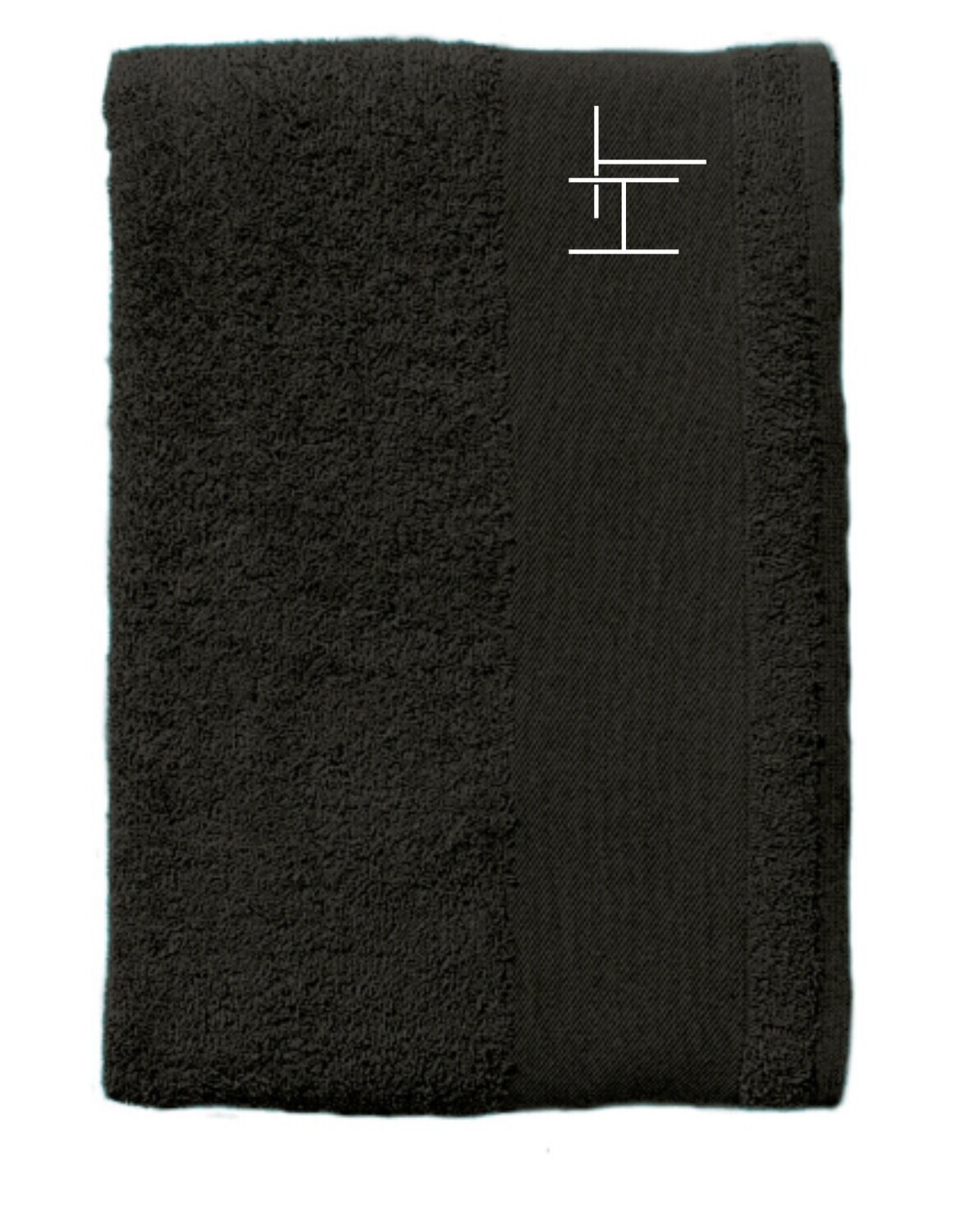 Handtuch HT, Farben: Schwarz/Weiss
