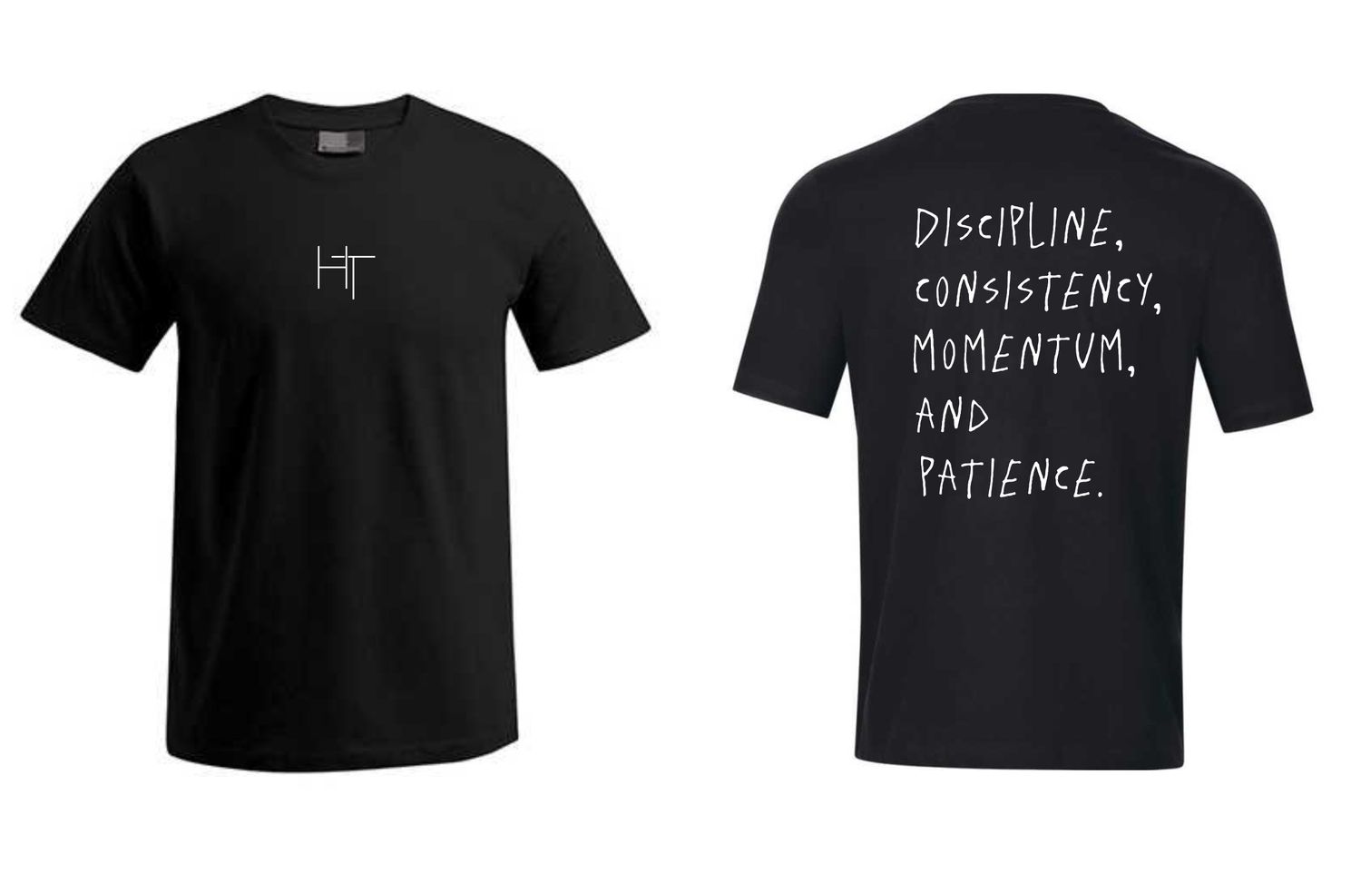 Heavy Oversize Tee HT Vers 2, Farben: Schwarz/Weiss