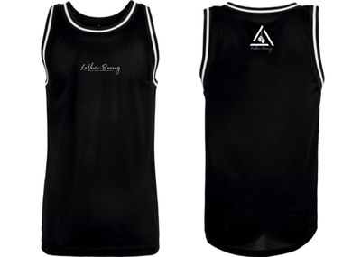 Herren Tank Top 2 Tone Lafkiri Schrift