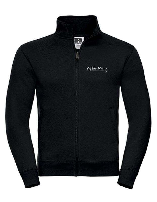 Sweat Jacke Lafkiri Schrift klein
