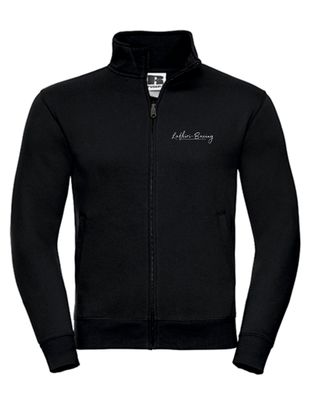Sweat Jacke Lafkiri Schrift klein