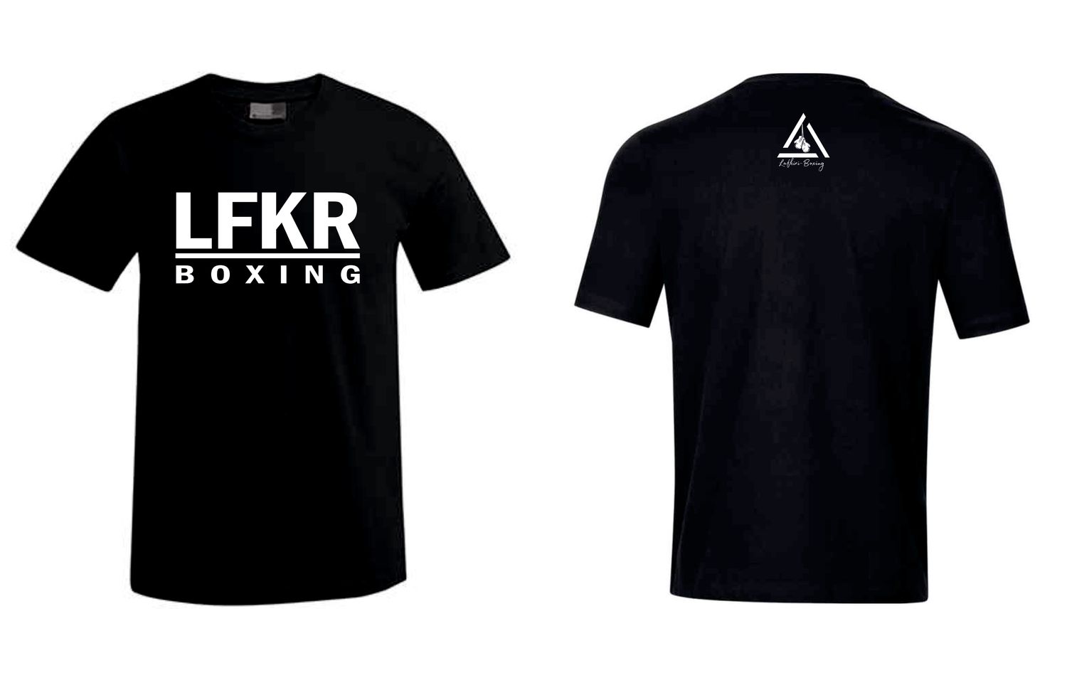T-Shirt LFKR, Farben: schwarz/weiss