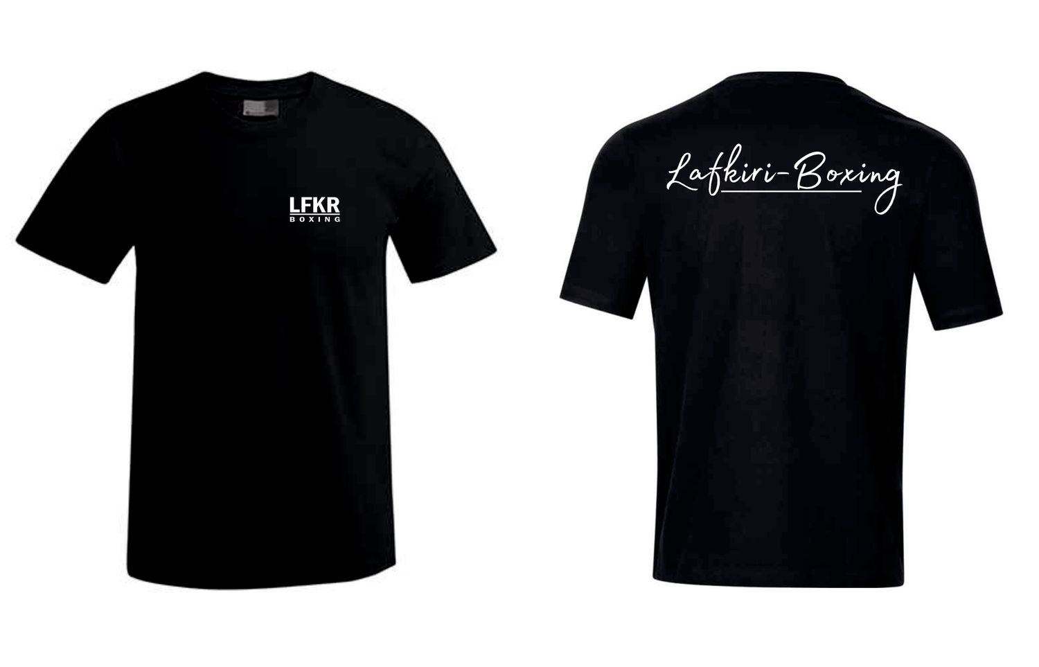 T-Shirt LFKR klein, Farben: schwarz/weiss