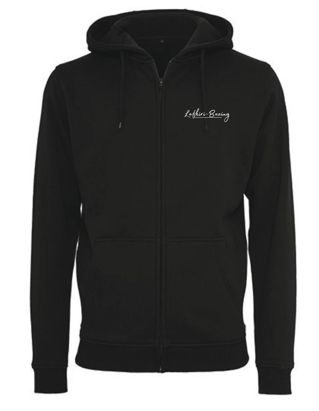 Zipper Hoodie Strike Lafkiri Schrift klein