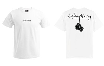 T-Shirt Lafkiri Schrift klein