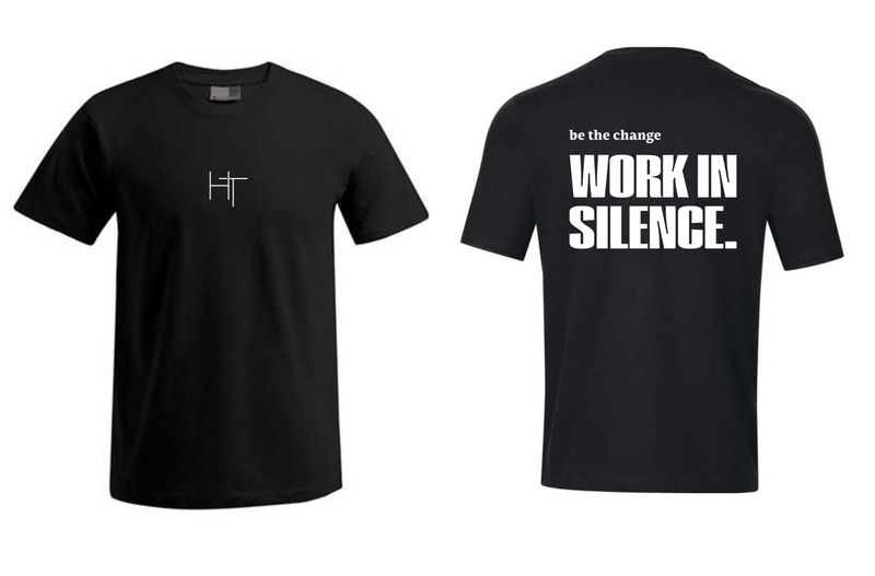 Heavy Oversize Tee WORK IN SILENCE