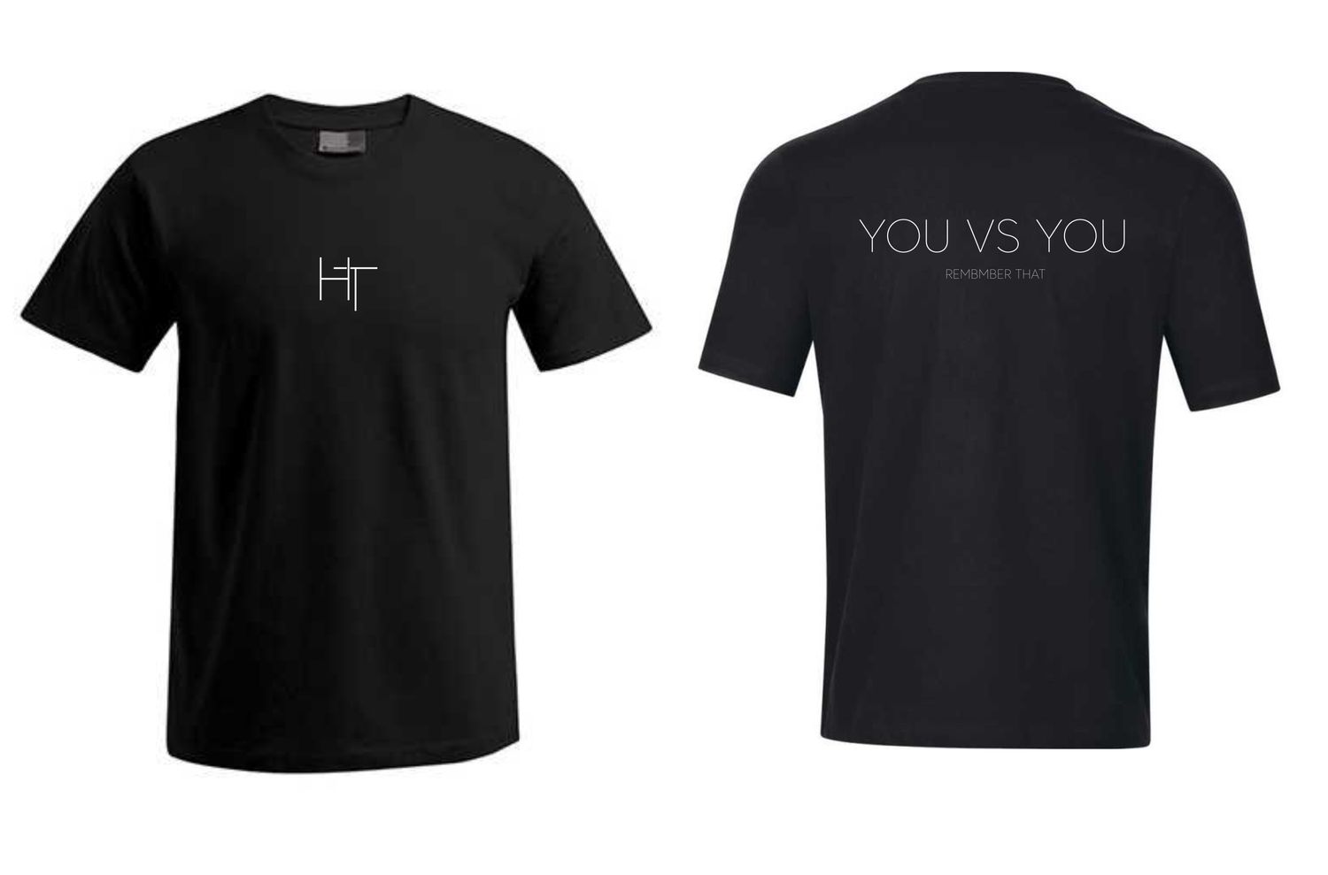 Heavy Oversize Tee YOU VS YOU, Farben: Schwarz/Weiss