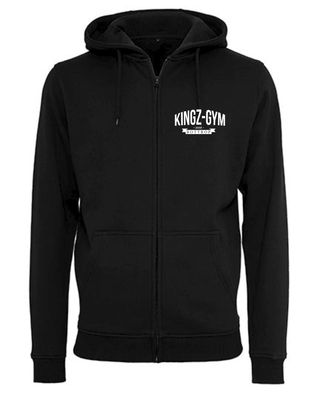 Unisex KINGZ Zipper Hoodie Basic klein