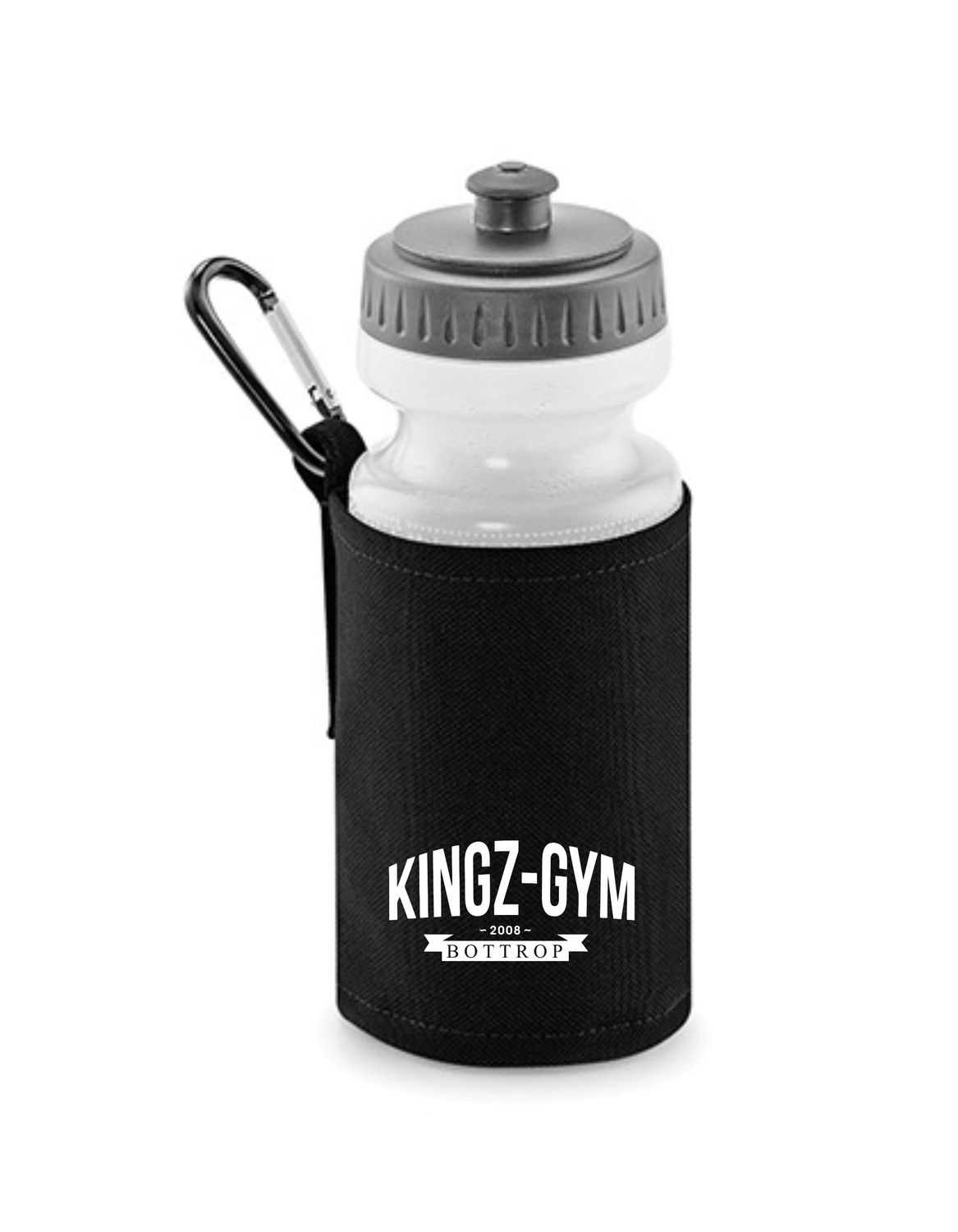 KINGZ Trinkflasche 0,5 L, Farben: Black