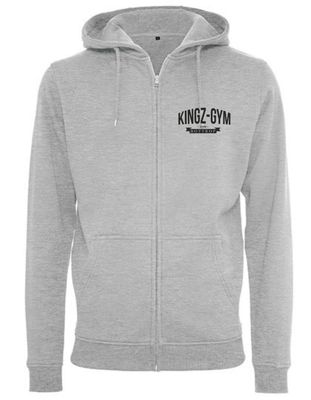 Unisex KINGZ Zipper Hoodie Basic klein