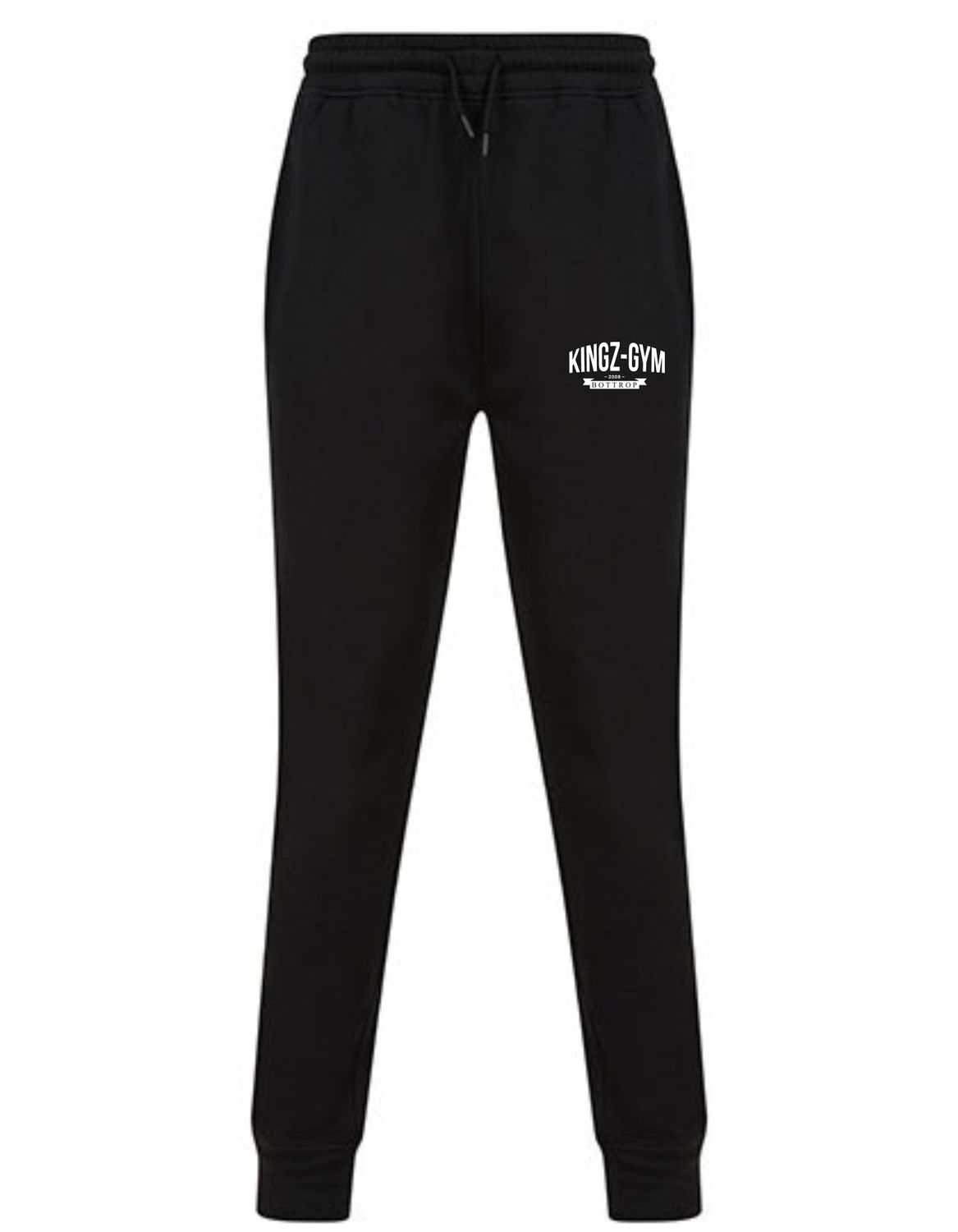 Unisex Jogginghose KINGZ Logo klein, Farben: Black