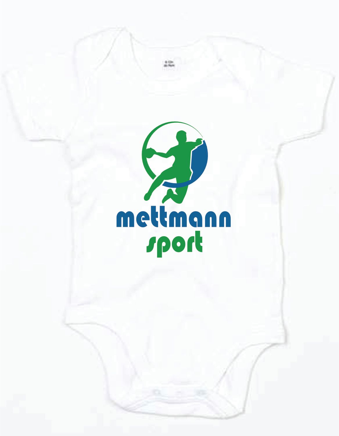 Mettman Sport Baby Body MS Basic, Farben: White