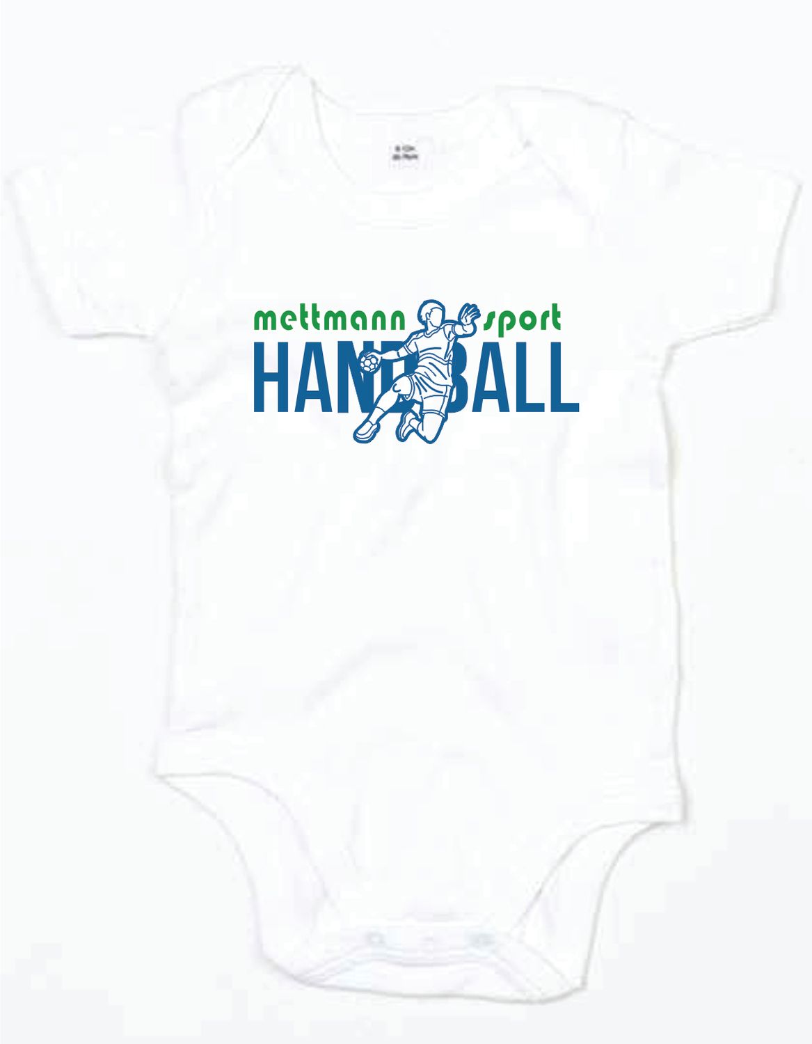Mettman Sport Baby Body Handball, Farben: White