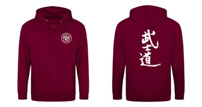 Bushido  Unisex Zipper Hoodie Wappen