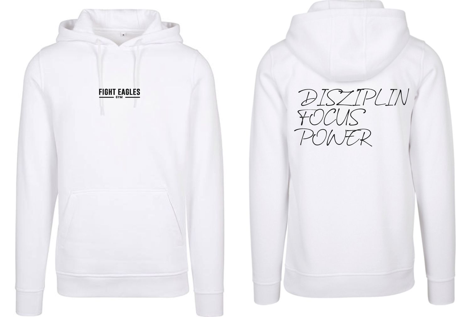 Fight Eagles Herren Hoodie Front &amp; Back 