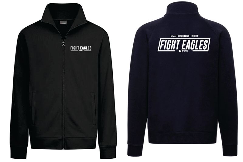 Fight Eagles Sweat Jacke Front &amp; Back Frame