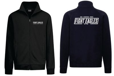 Fight Eagles Sweat Jacke Front &amp; Back Frame