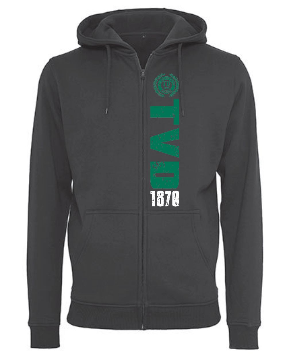 TVD Unisex Zipper Hoodie TVD 1870