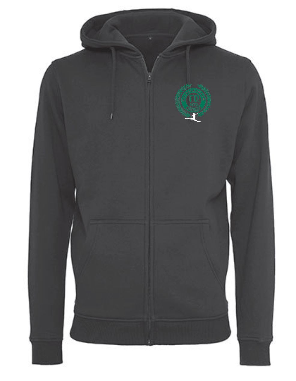 Unisex Zipper Hoodie Wappen klein