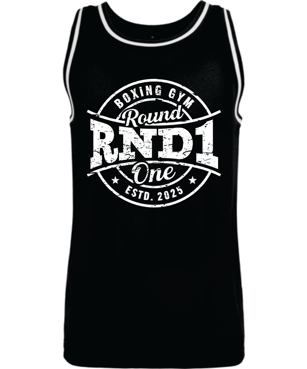 RND1 Tank Top 2 Tone Basic, Farben: schwarz/weiss