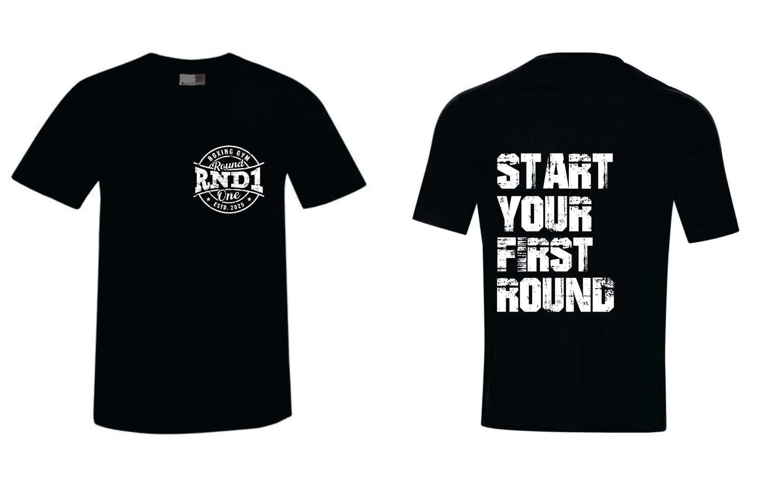 RND1 T-Shirt SYFR, Farbe: schwarz/weiss