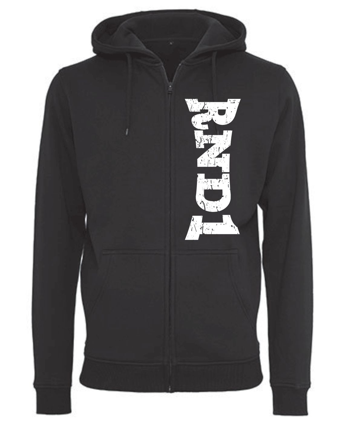 RND1 Zipper Hoodie, Farbe: schwarz/weiss