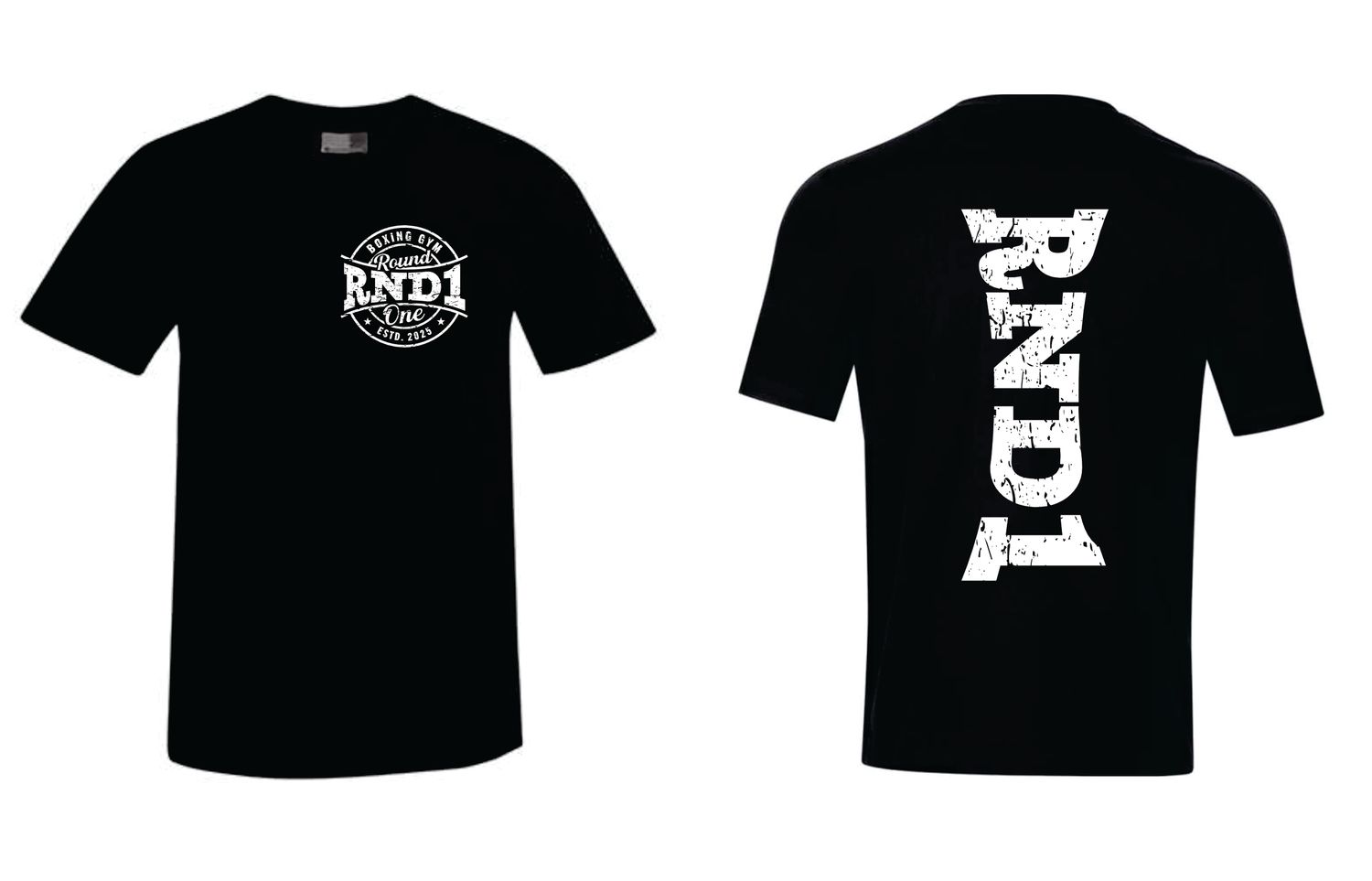 RND1 T-Shirt, Farbe: schwarz/weiss