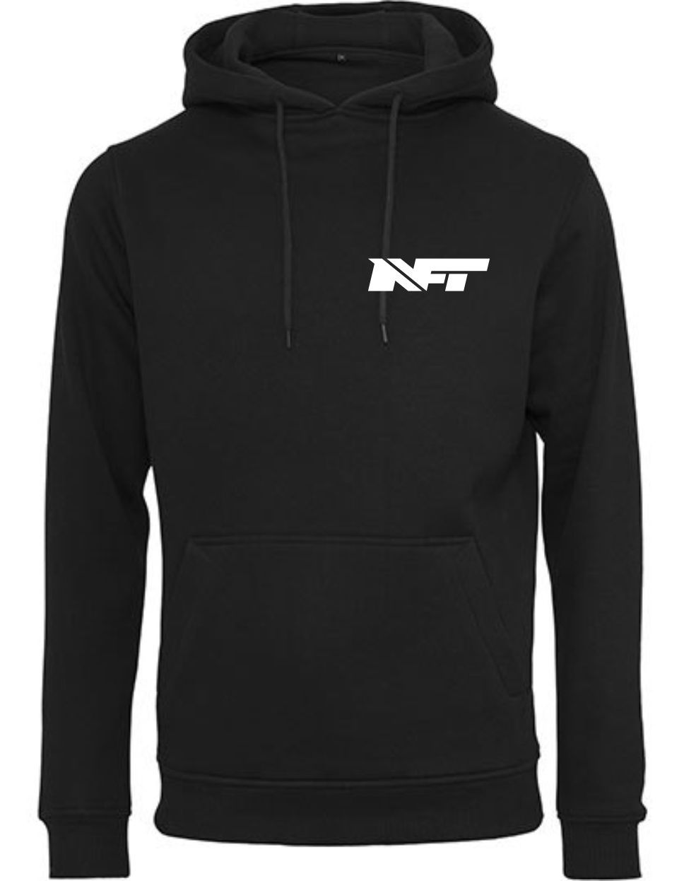 Kinder Hoodie NFT Basic klein, Farben: Schwarz/Weiss
