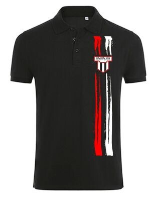 Union 09 Herren Polo UNION Wappen Stripes