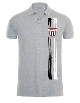 Union 09 Herren Polo UNION Wappen Stripes