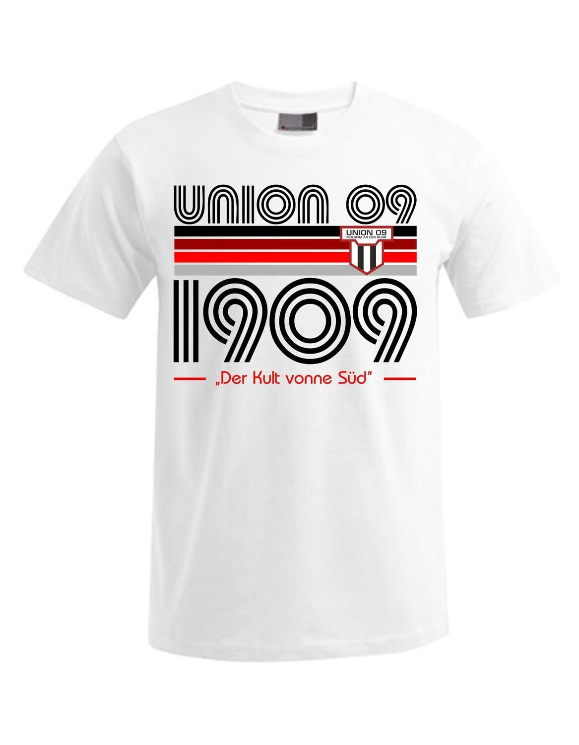 Union 09 Herren T-Shirt  Old School, Farben: Weiss