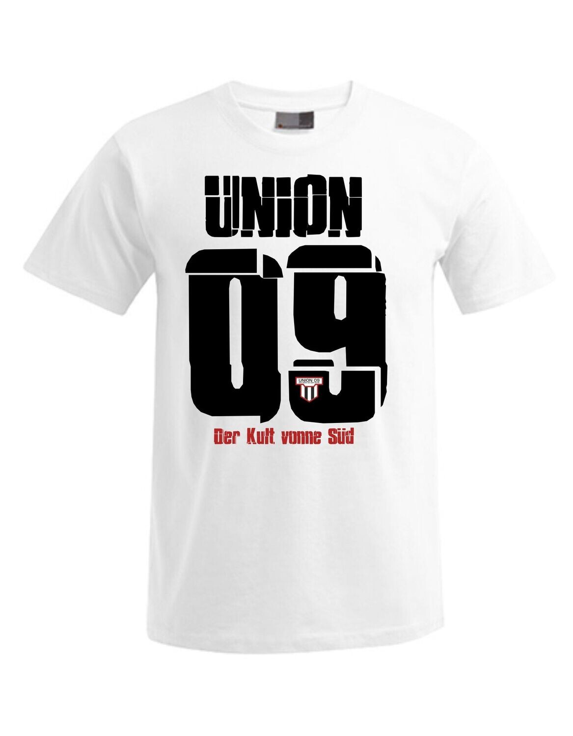 Union 09 Kinder T-Shirt Nummer Groß, Farben: Weiss