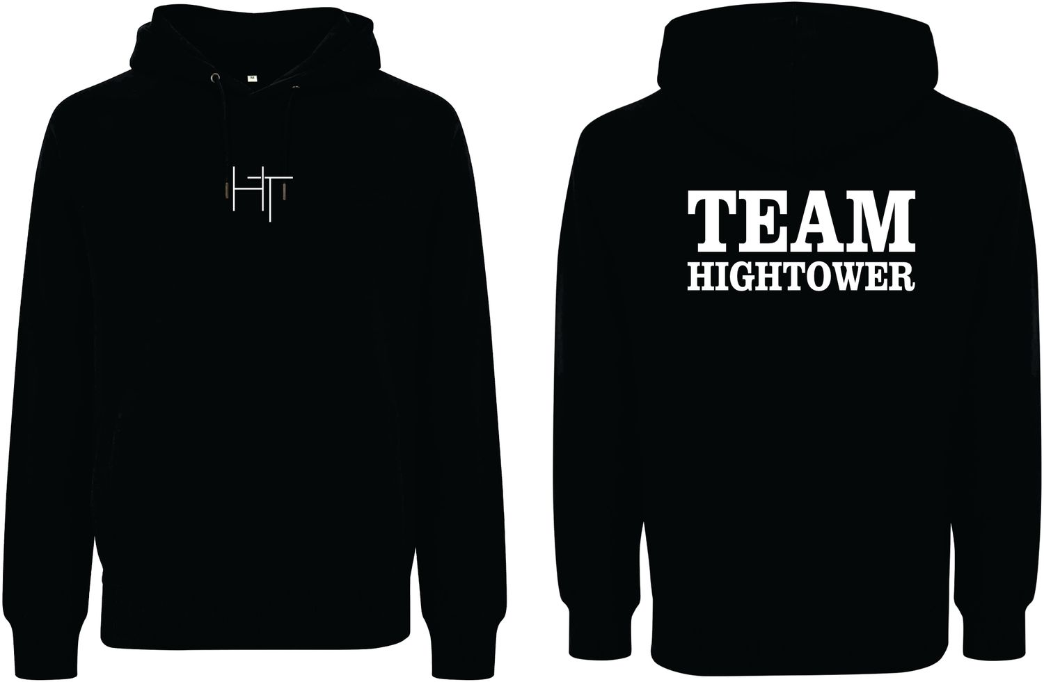 HT Hightower Hoodie Team, Farben: Schwarz/Weiss