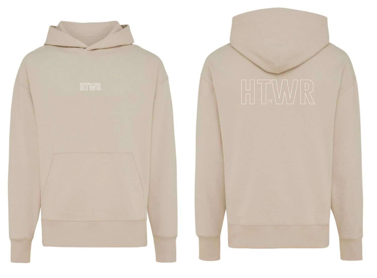 HT Heavy Oversized Hoody HTWR Back