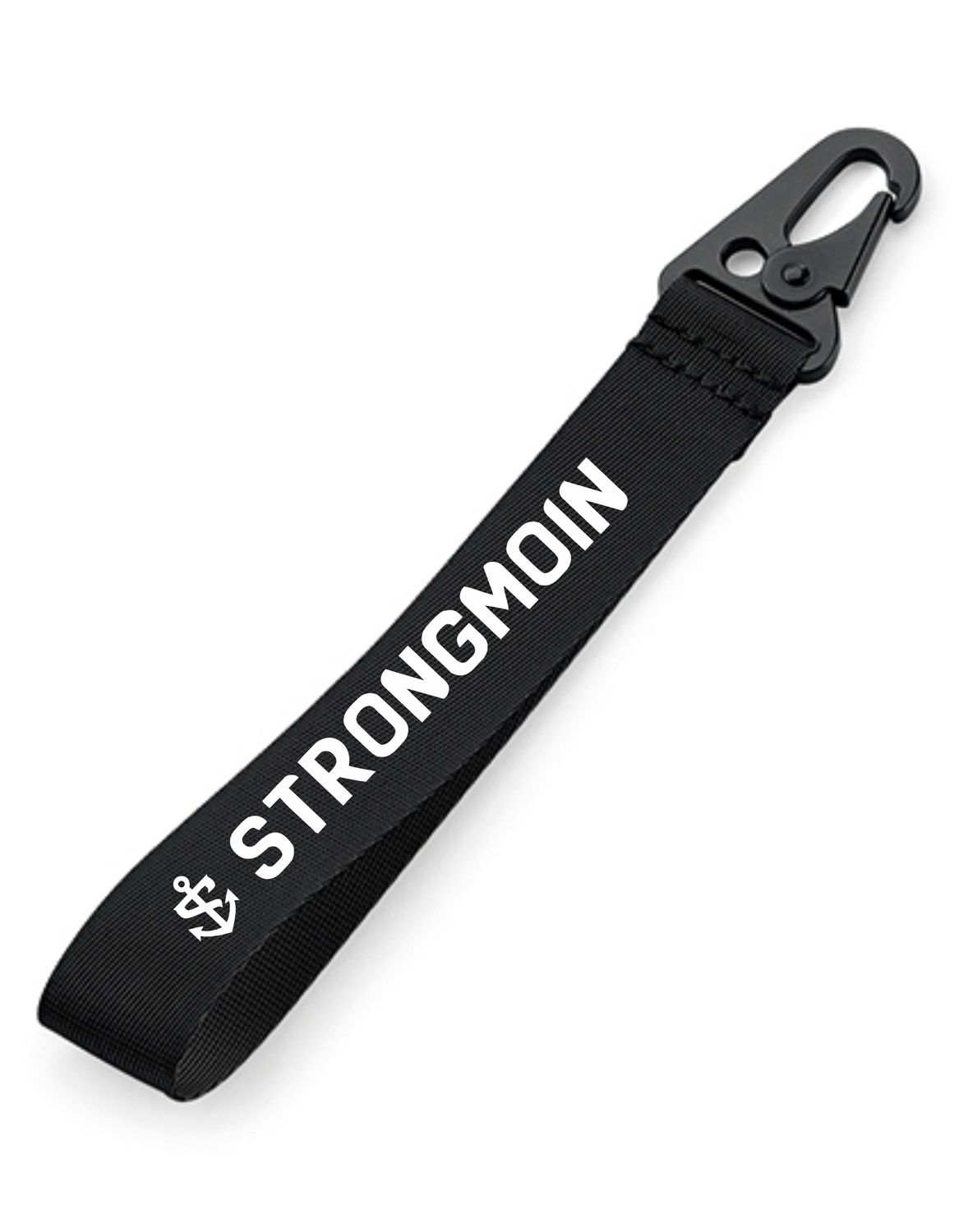 Strongmoin Schlüsselanhänger, Farben: Schwarz/Weiss