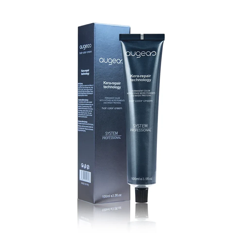Augeas Permanent hair color Cream with Kera Repair Technology