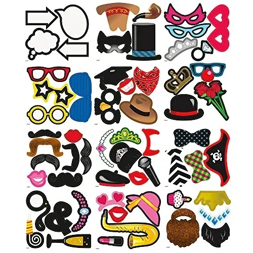 BIRTHDAY PHOTO PROPS (25PCS)