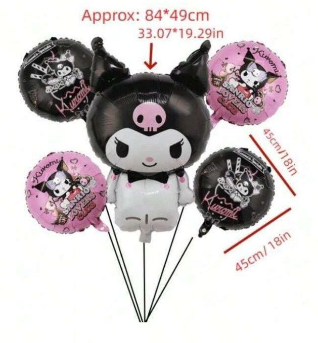 5 HELIUM SANRIO BALLOONS